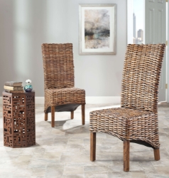 Kelsey 18H Rattan Side Chair (Set Of 2)