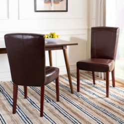 Abreu 19H Leather Side Chair (Set Of 2)