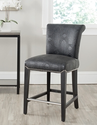 Franklin Faux Croc Counter Stool