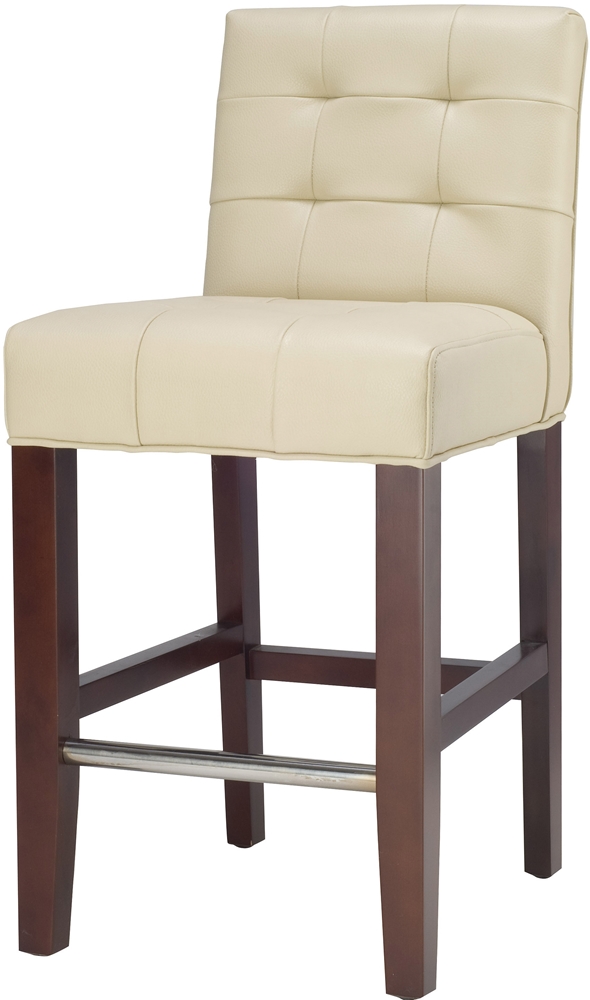 Janet 23.9" Leather Counter Stool