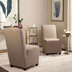 Giani 19H Linen Chair (Set Of 2)