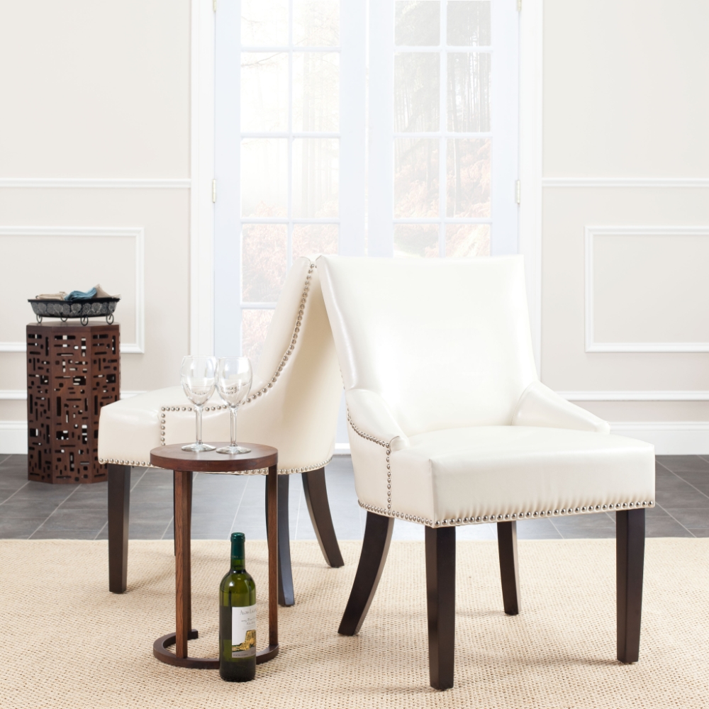 Akash 19''H Kd Side Chair (Set Of 2) Silver Nail Heads