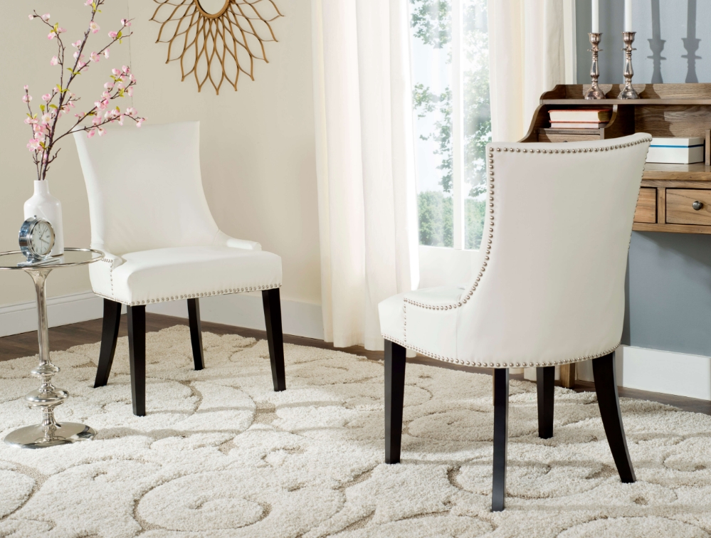 Bernice 19''H Dining Chair Silver Nail Heads