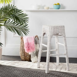 Stanley Wicker Counter Stool