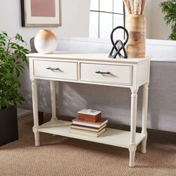 Gomez 2 Drawer Console Table - Off White