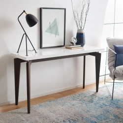Primrose Retro Lacquer Floating Top Console - Brown