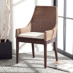 Rodrik Sloping Chair - Brown