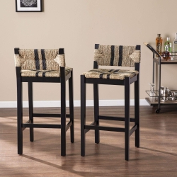 Gallacano Seagrass Barstools – 2pc Set