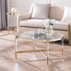 Covel Acrylic Cocktail Table