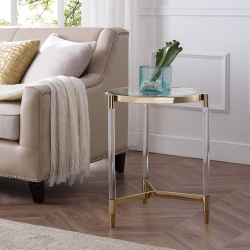 Covel Acrylic End Table