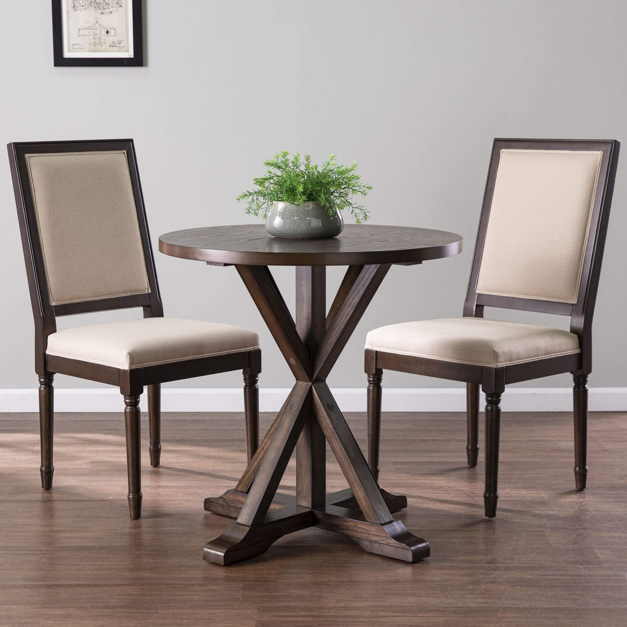 Barrisdale Farmhouse Bistro Table - Brown