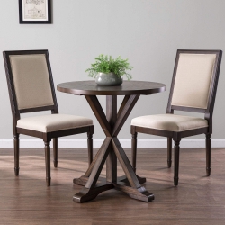 Barrisdale Farmhouse Bistro Table - Brown