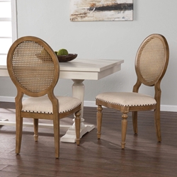Kippview Upholstered Dining Chairs – 2pc Set