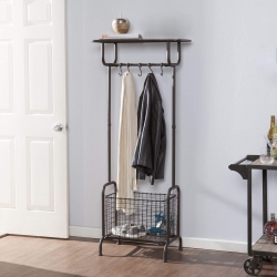 Renfro Metal Entryway Storage Rack