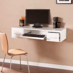 Simon Wall Mount Desk - White