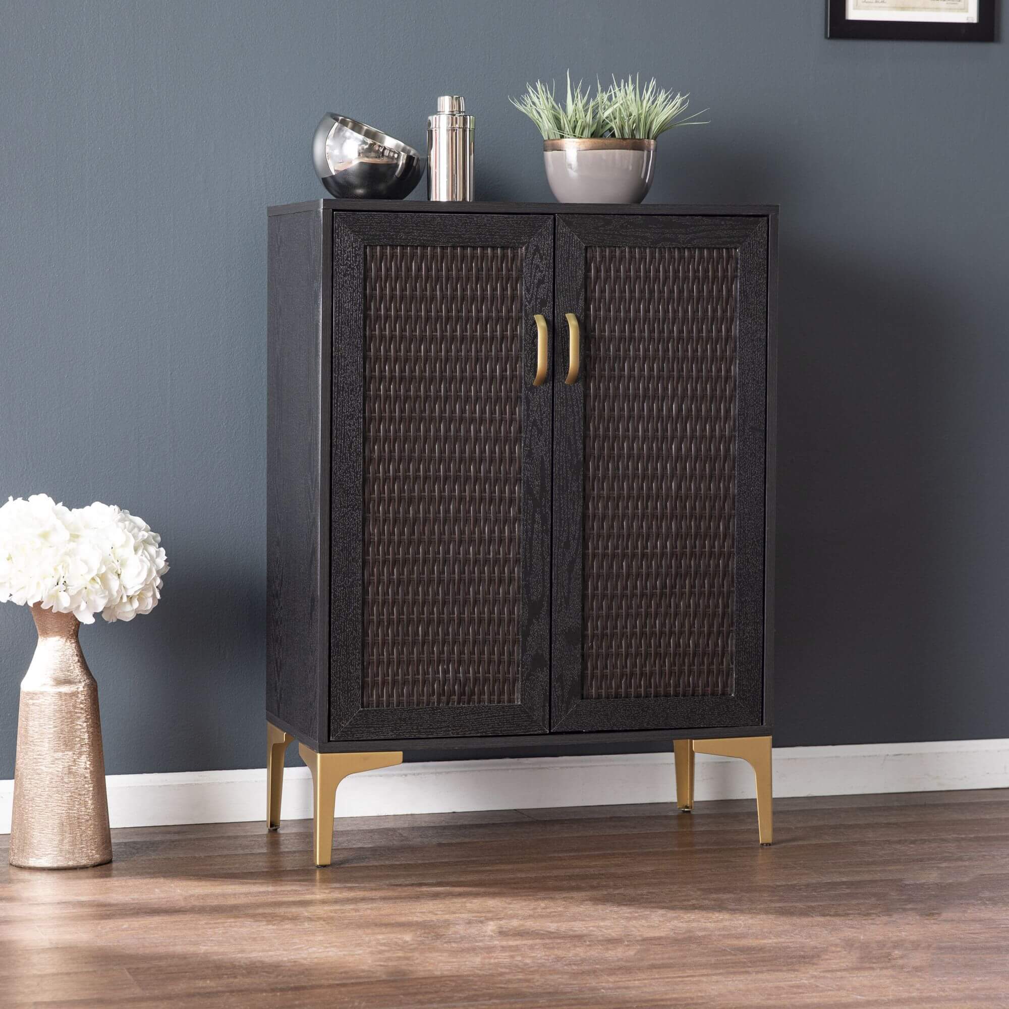 Rolliston Two-Door Bar Cabinet