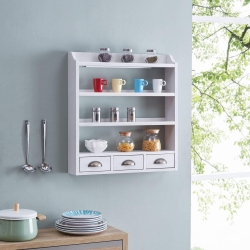 Sheldrake Wall Mount Organizer/Spice Rack - Modern Farmhouse