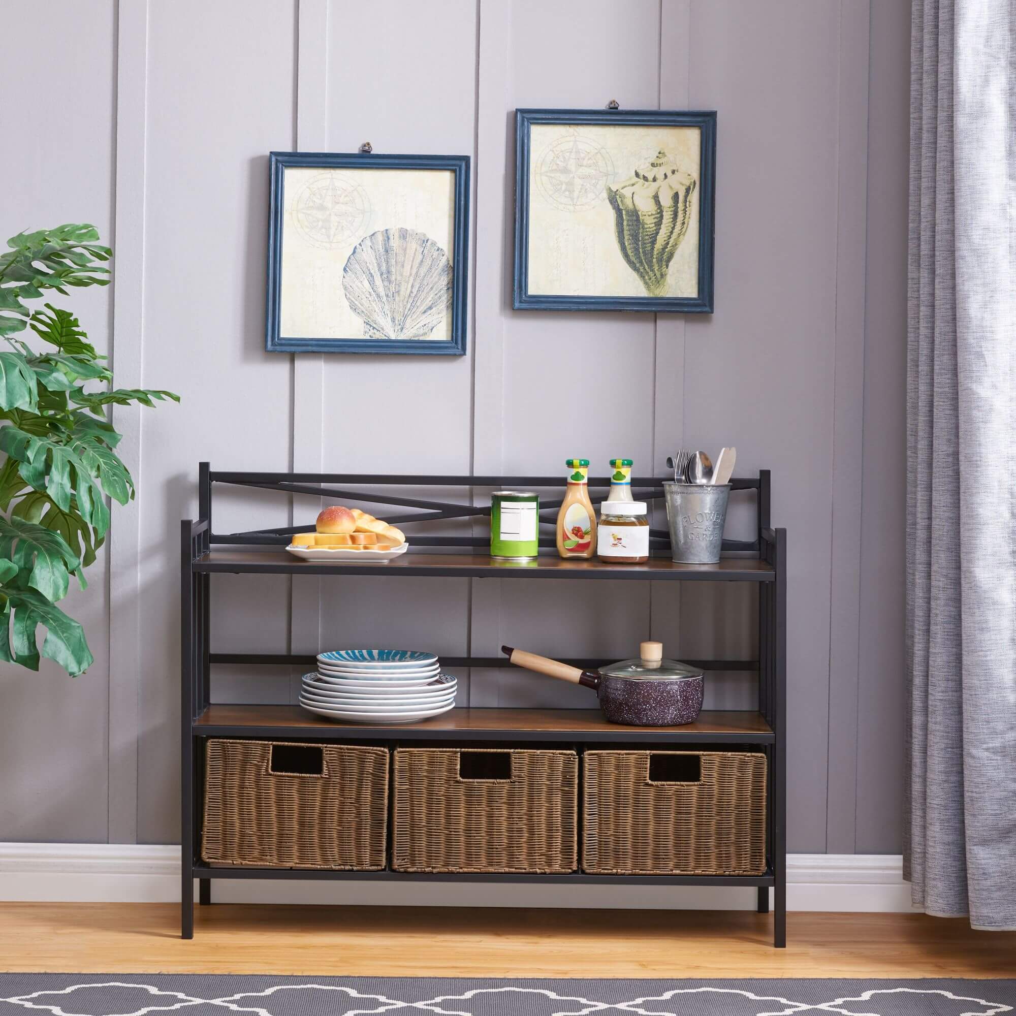 Pengrove Bakers Rack Sideboard - Modern Farmhouse