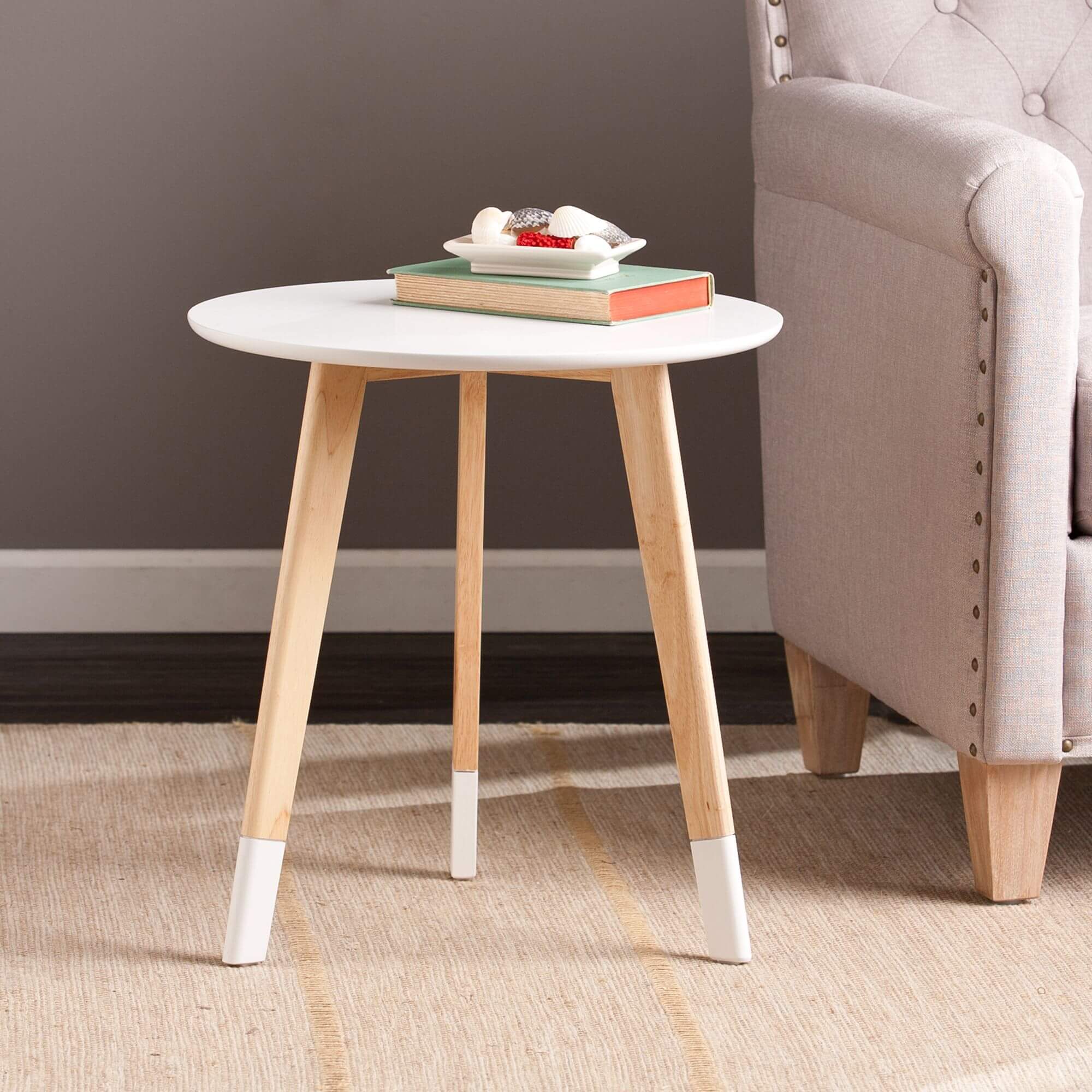 Neelan Round Accent Table
