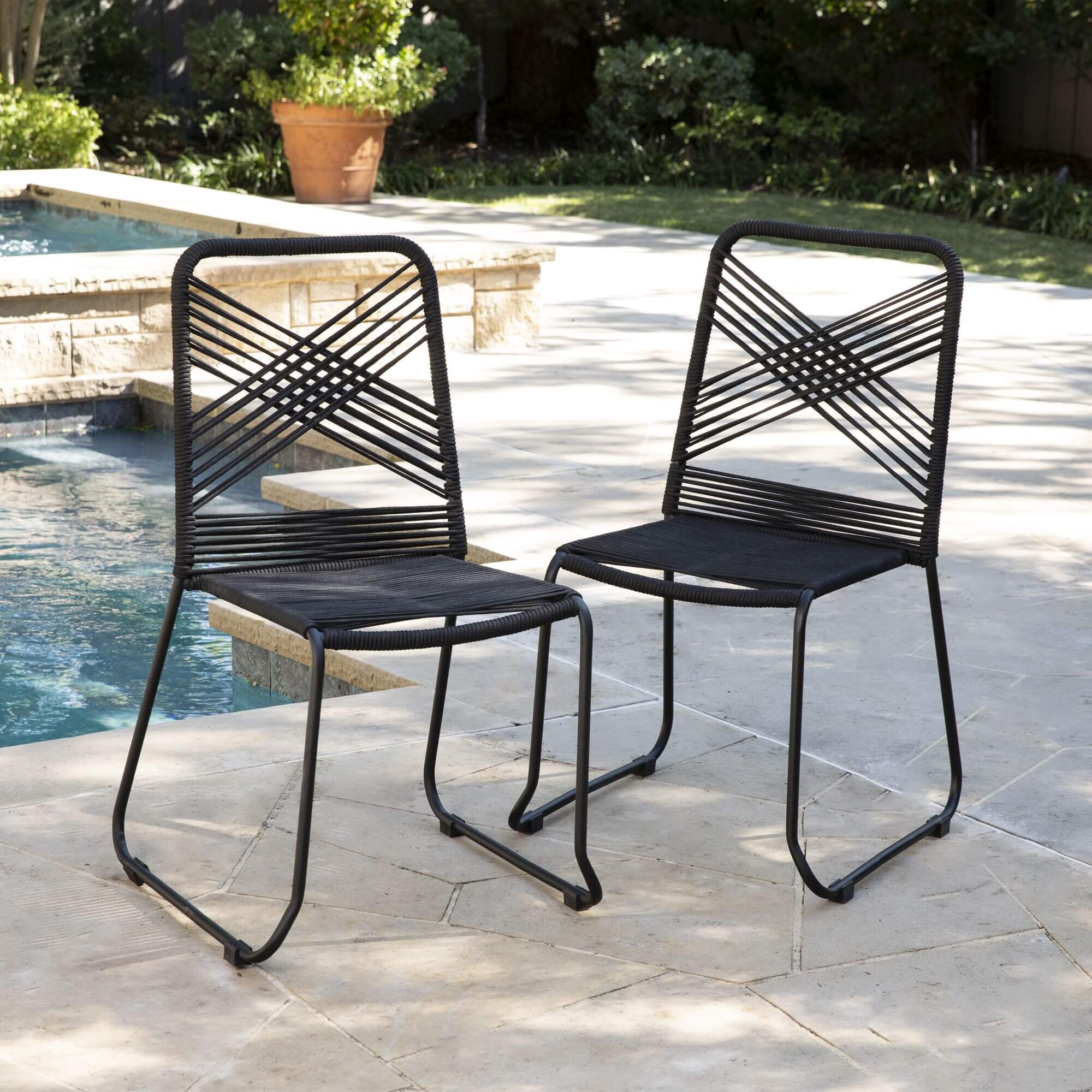 Padko Outdoor Rope Chairs – 2pc Set