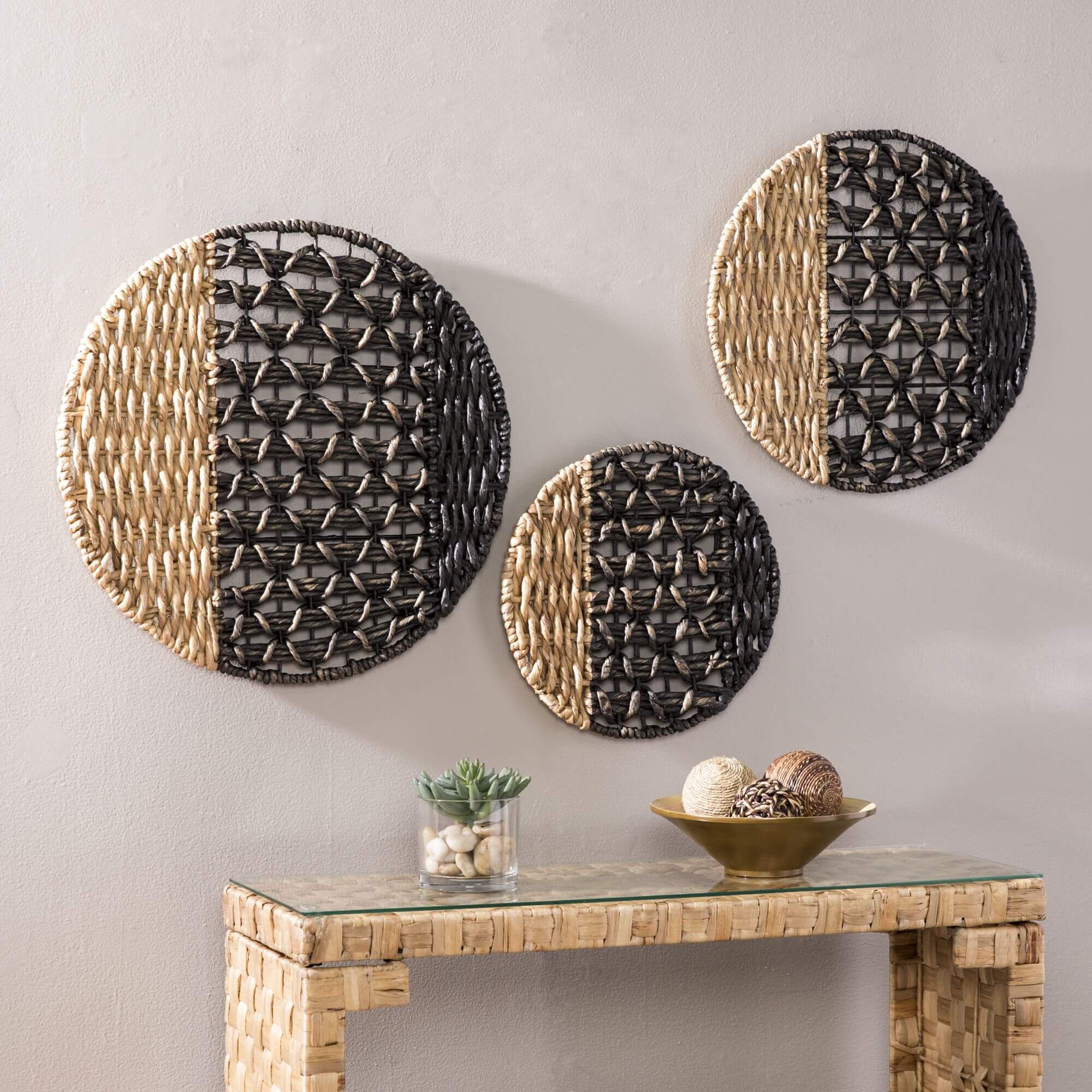 Mable Woven Wall Décor- 3pc Set