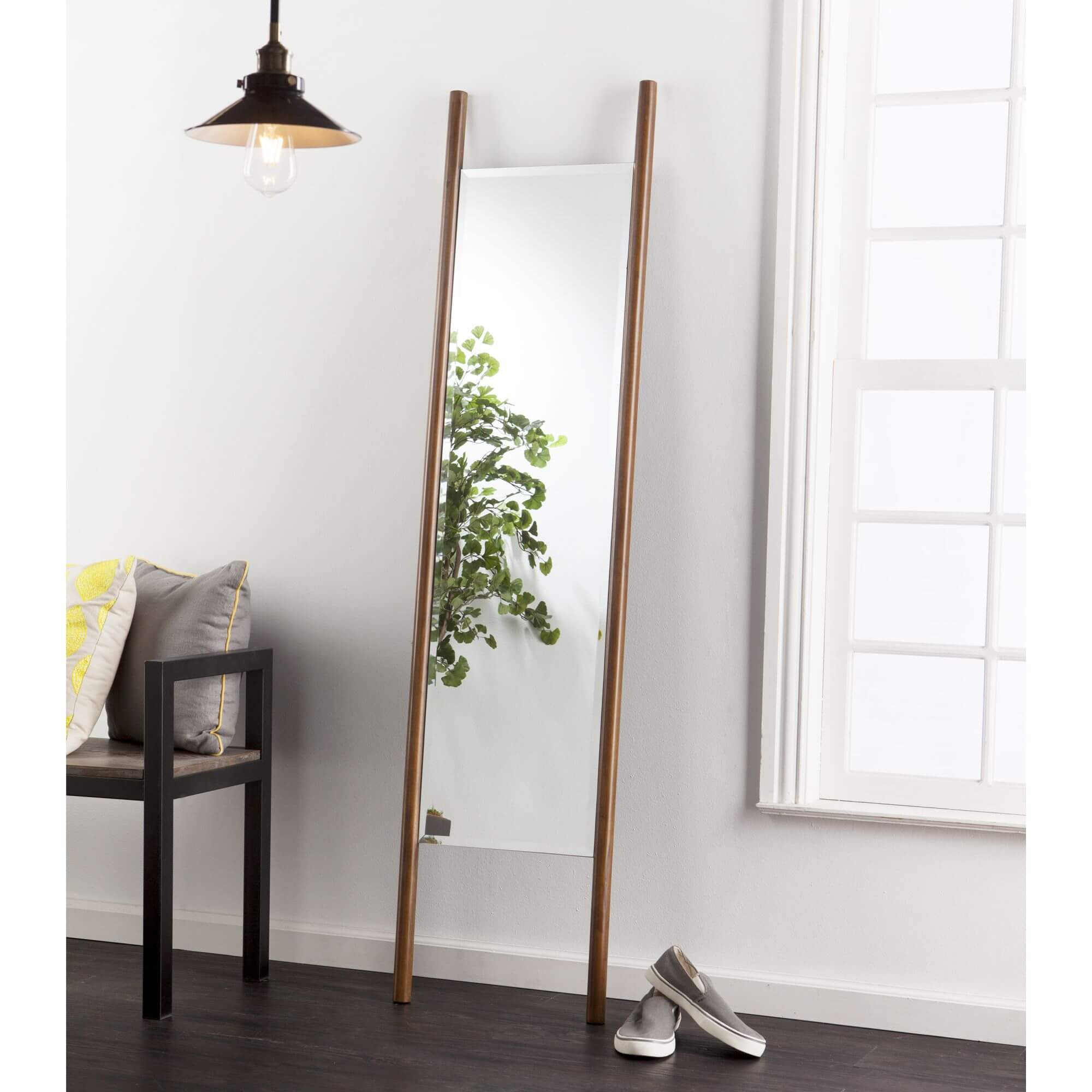 Swain Leaning Mirror - Dark Tobacco