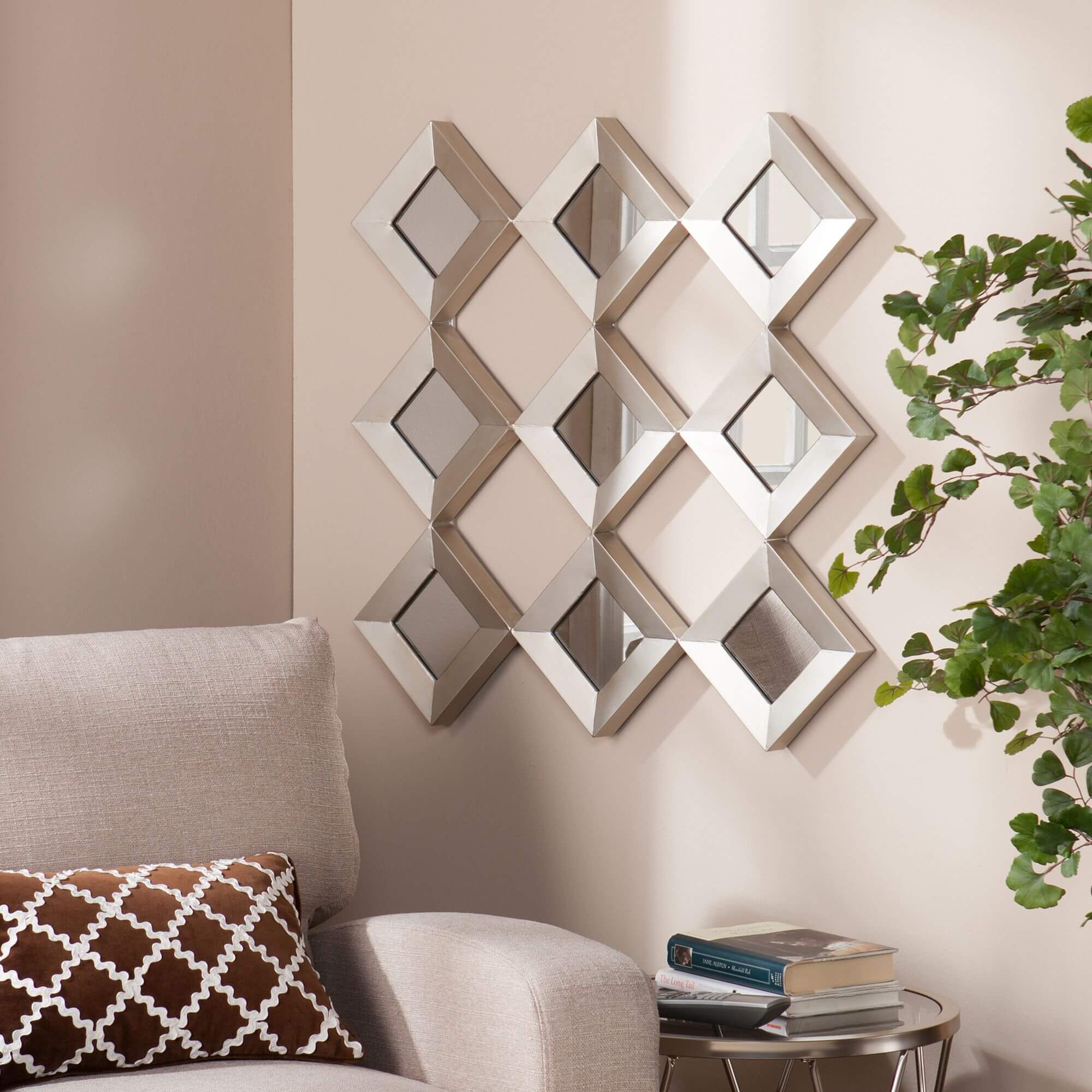 Masada Mirrored Squares Wall Sculpture