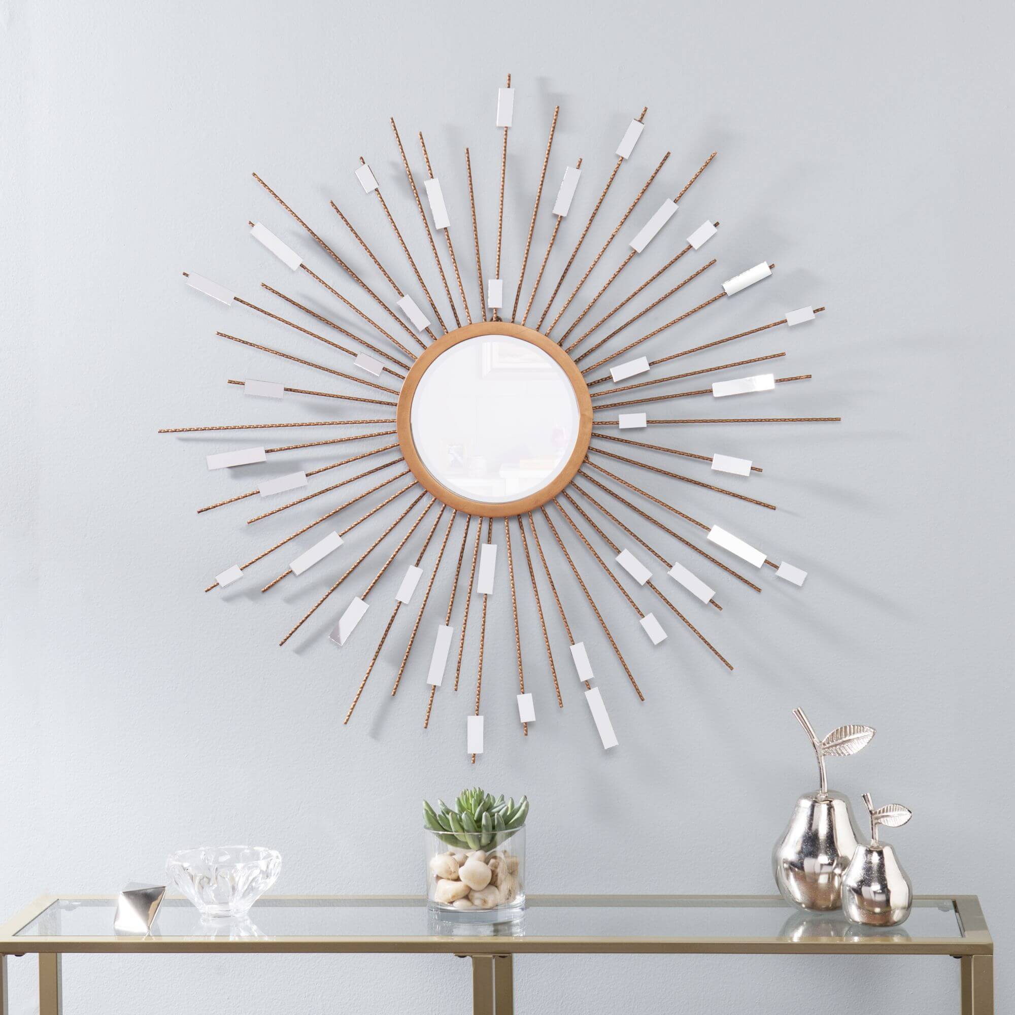 Ardreva Starburst  Mirrored Wall Sculpture