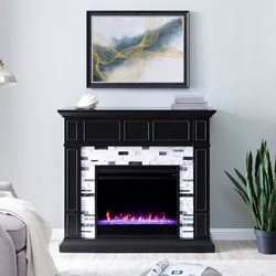 Drovling Color Changing Marble Fireplace