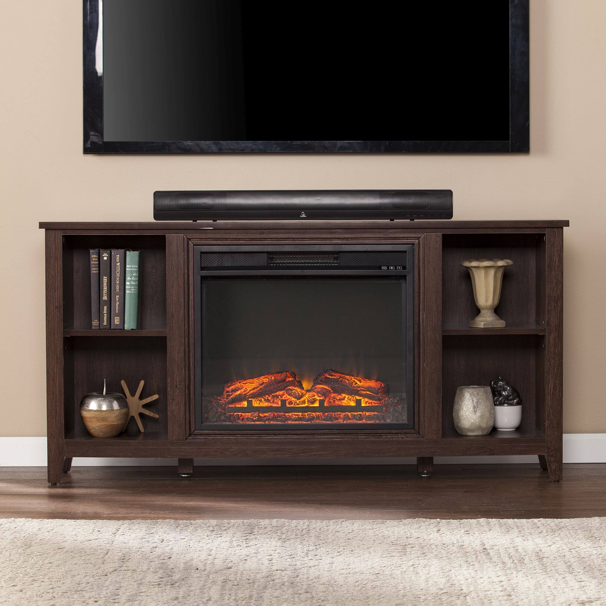 Parkdale Electric Fireplace TV Stand – Espresso