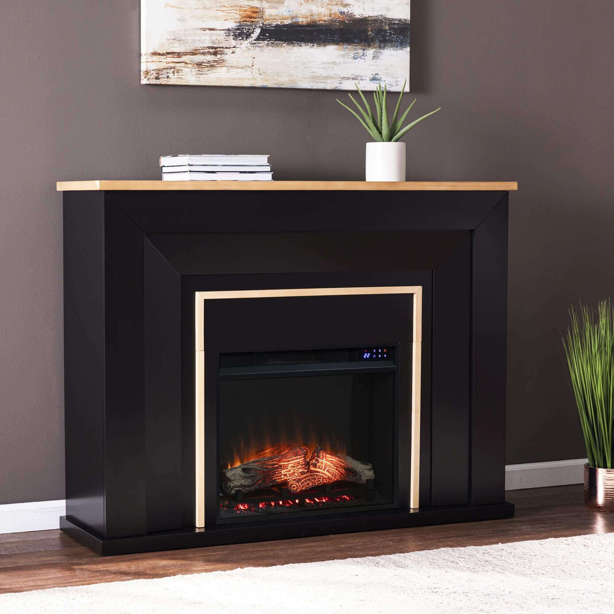 Cardington Touch Screen Electric Fireplace