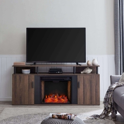 Livingvale Fireplace Media Console with Smart Firebox