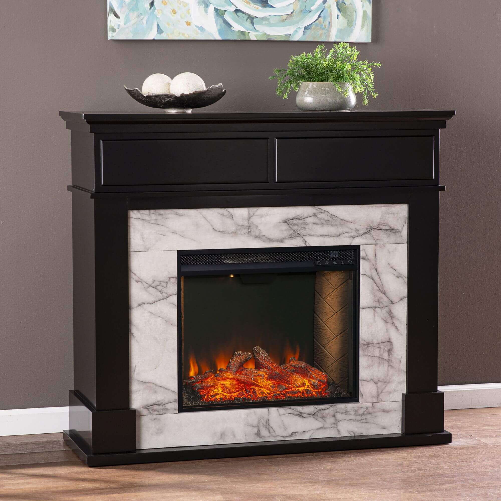 Petradale Smart Electric Fireplace
