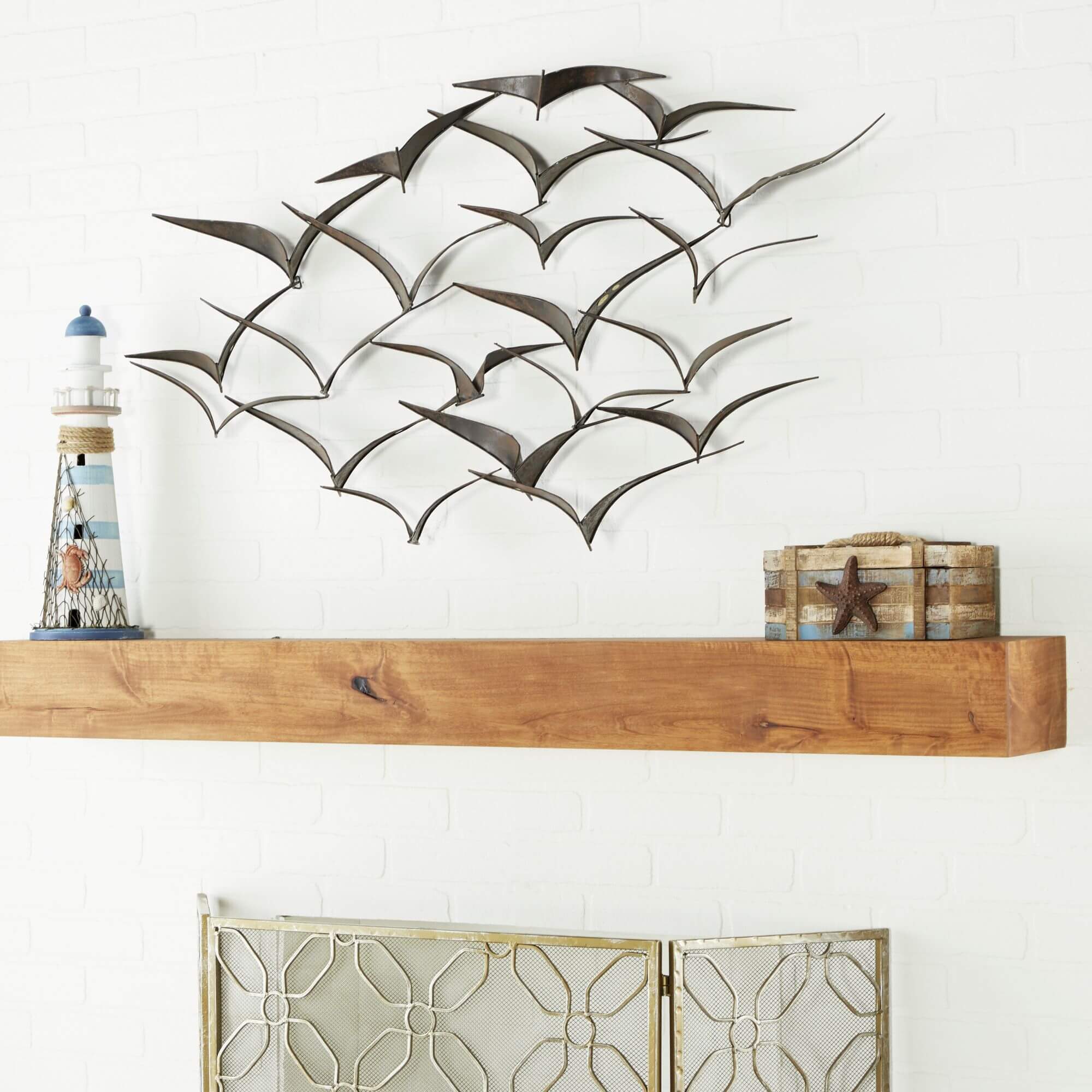 Iron Coastal Wall Decor