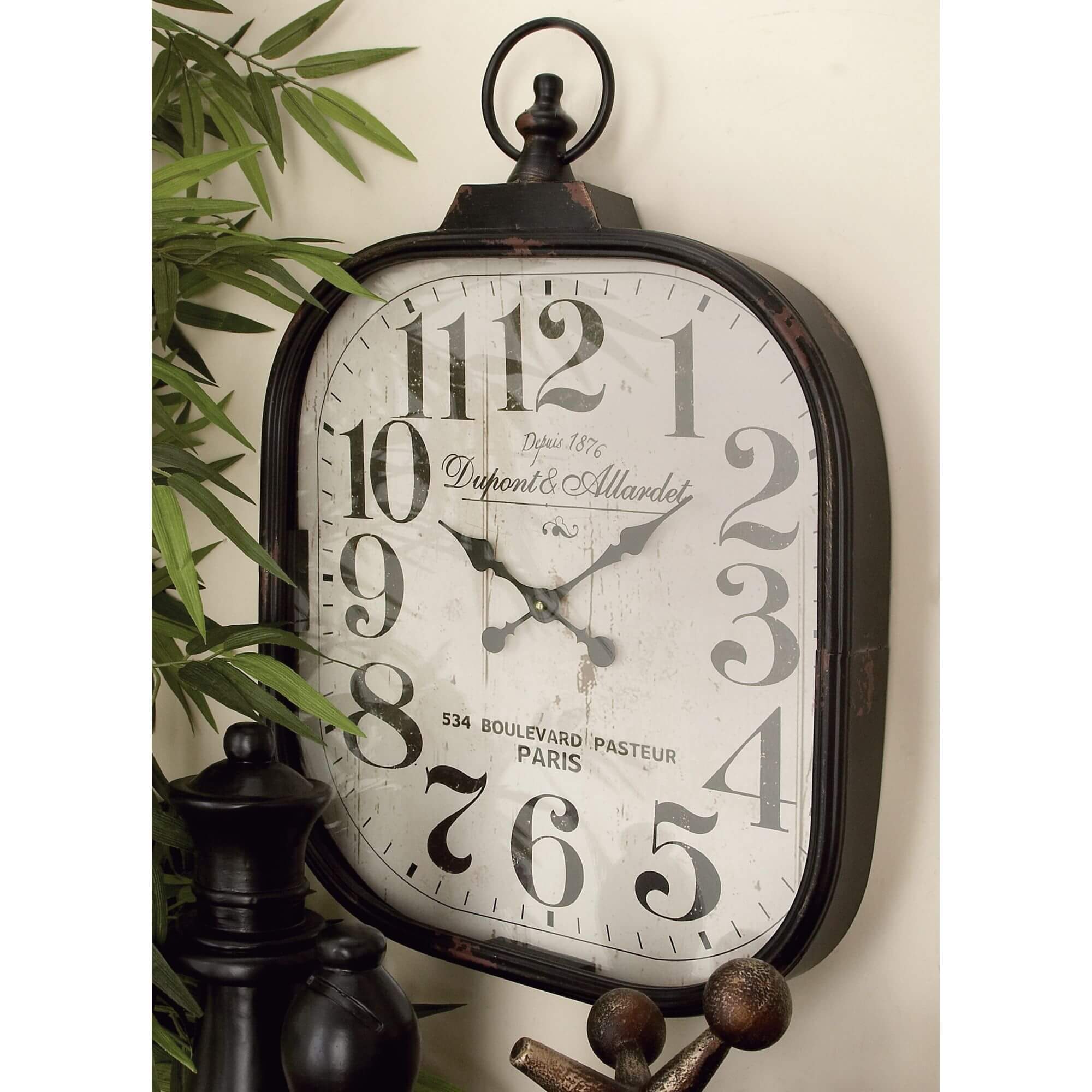 Iron Vintage Wall Clock Large