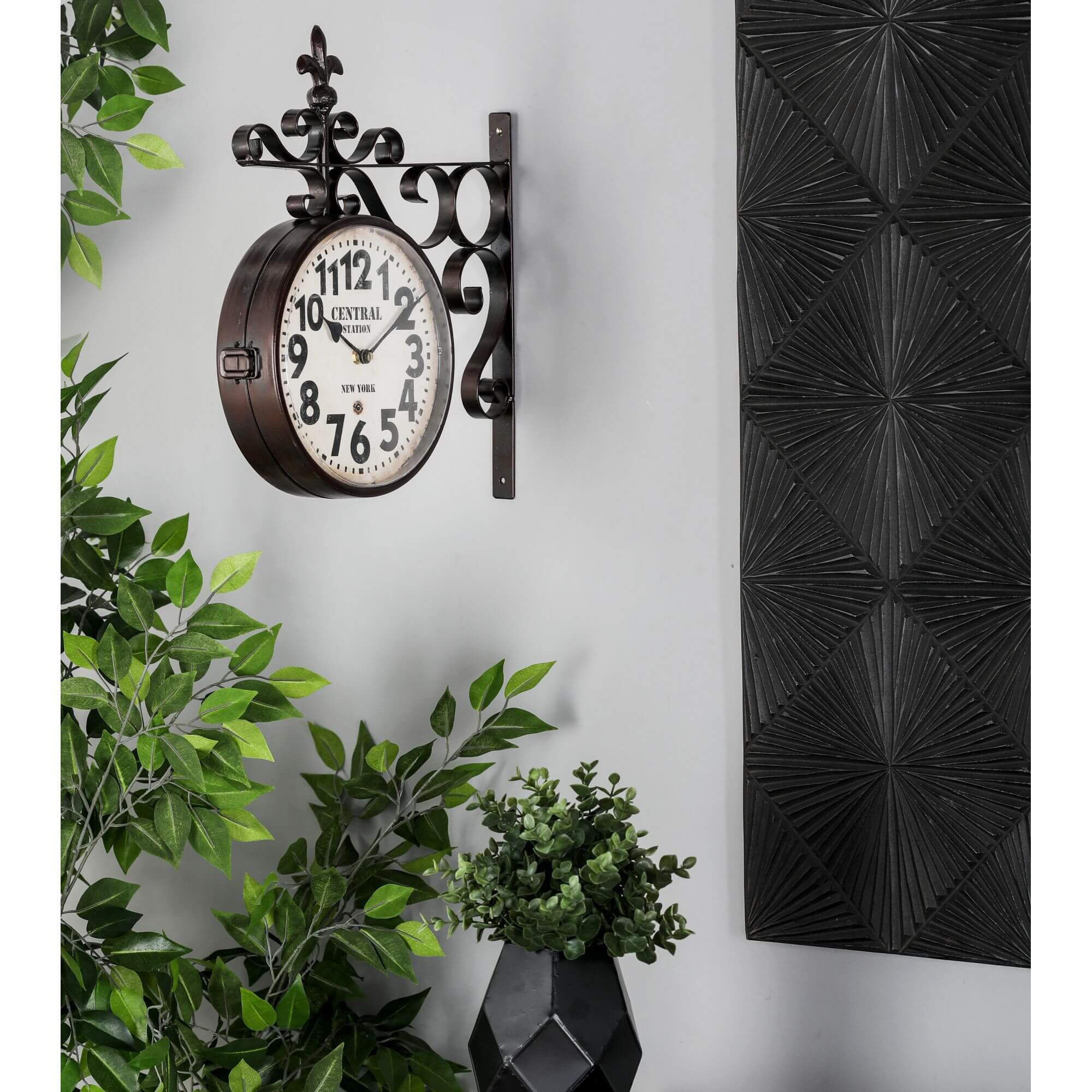 Iron Vintage Wall Clock Small