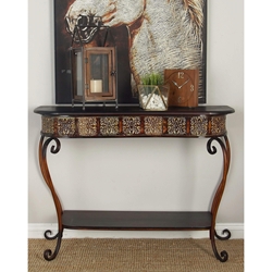 Iron Traditional Console Table