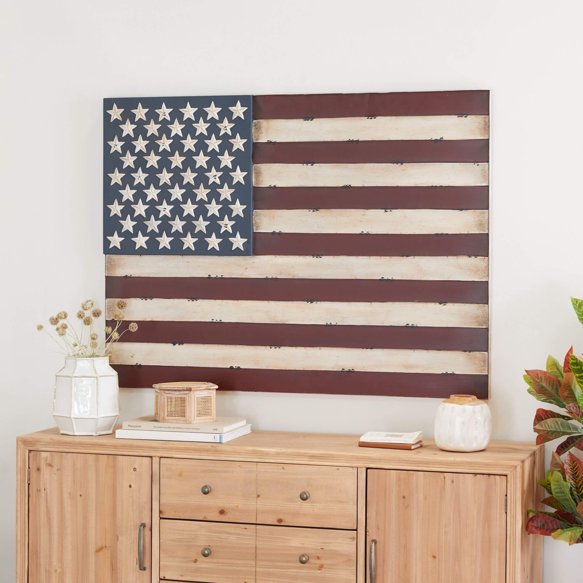 Iron Flag Wall Decor