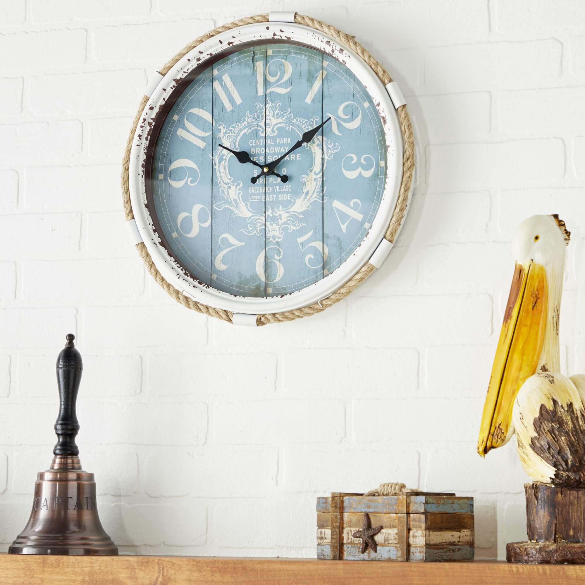 Iron Coastal Wall Clock