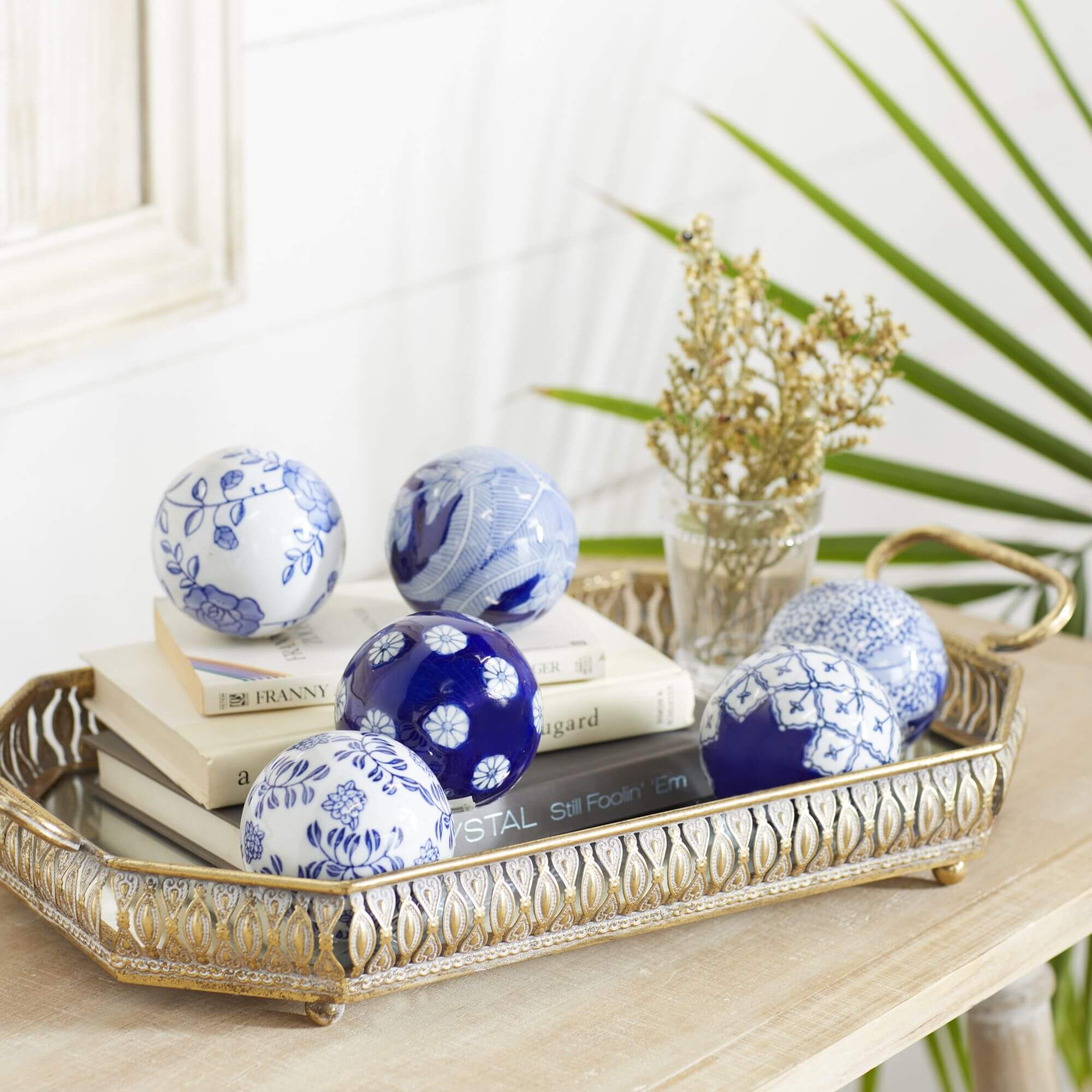 Ceramic Glam Orbs & Vase Filler