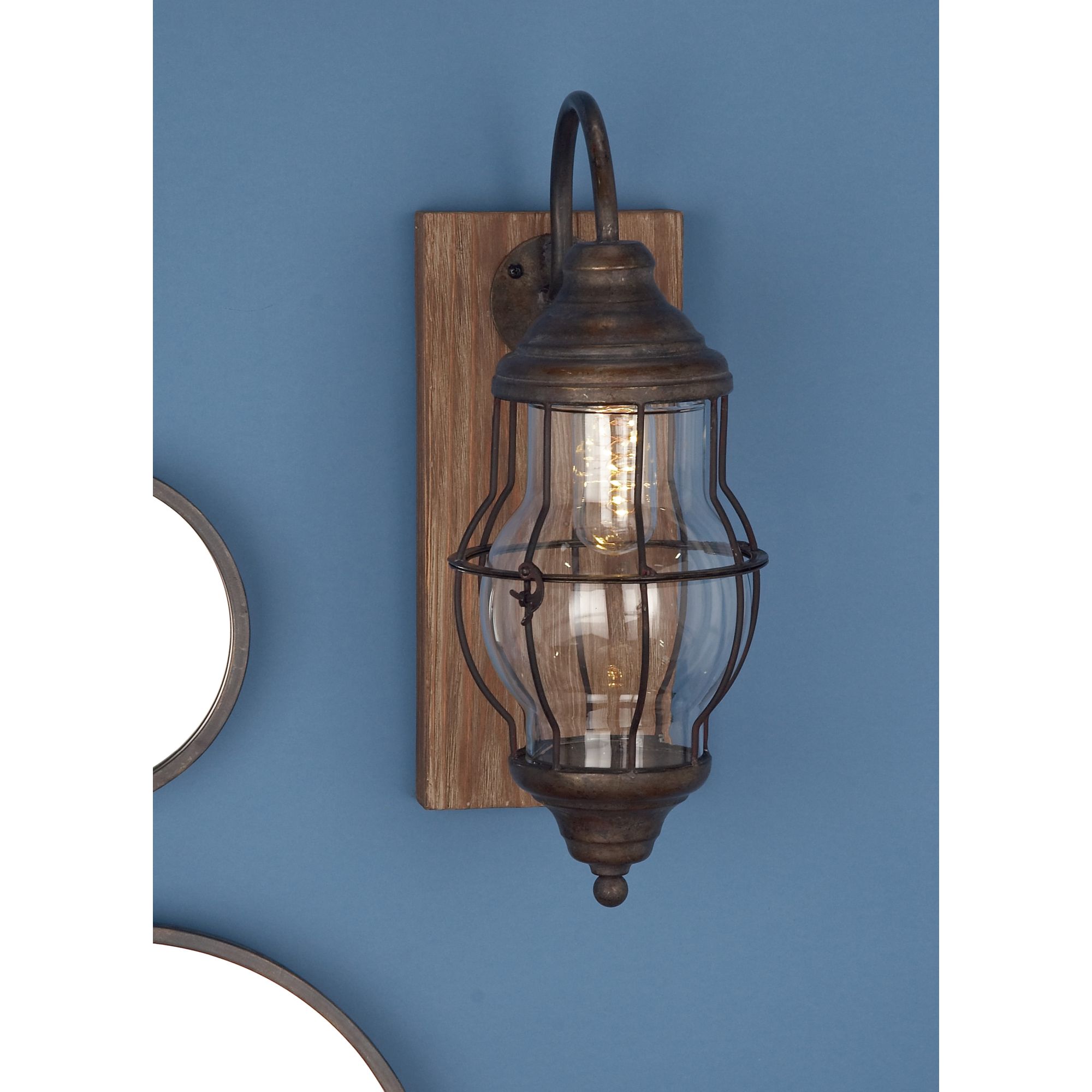 Iron Industrial Wall Sconce