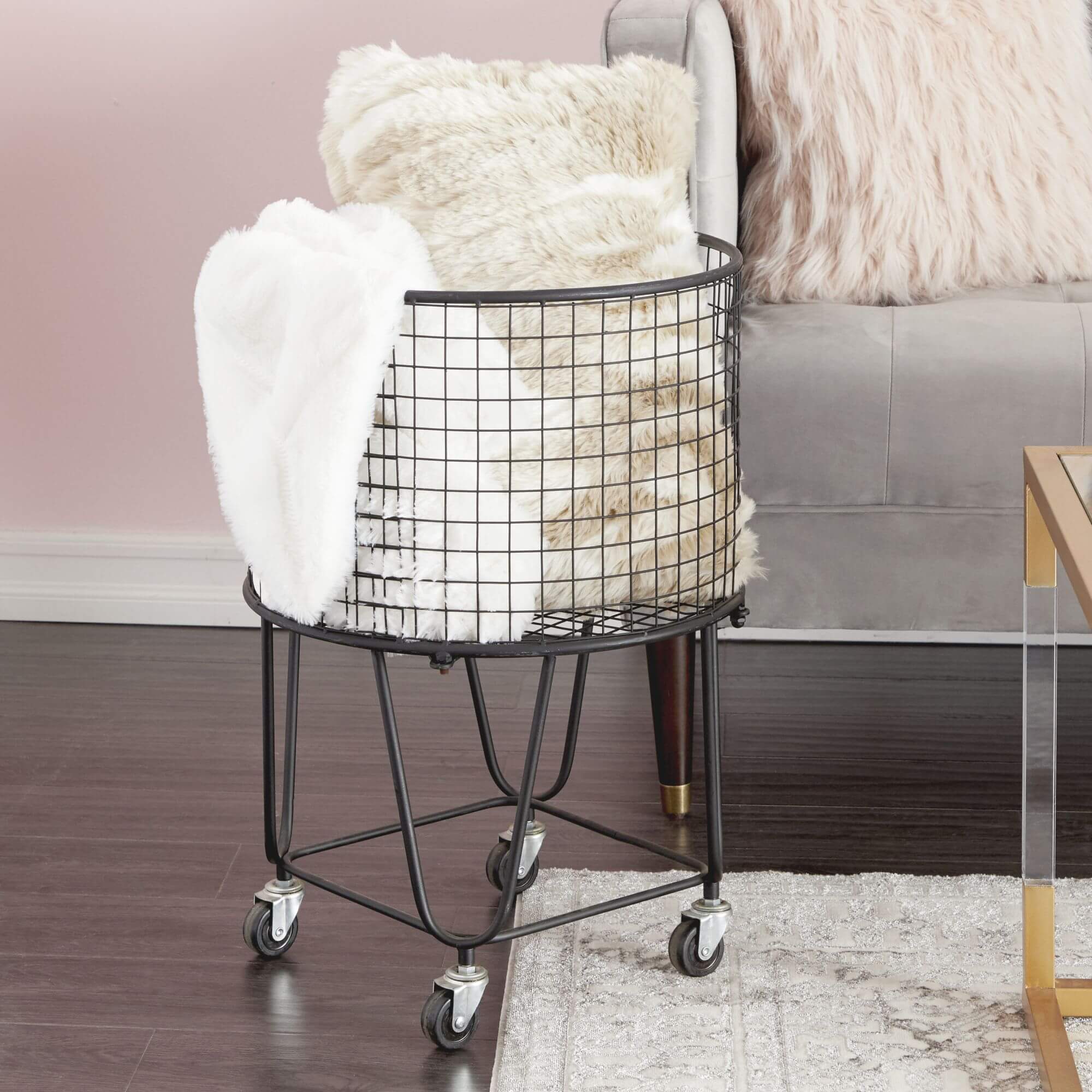 Iron Industrial Storage Cart