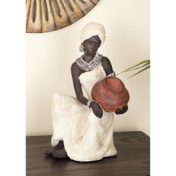 Polystone Eclectic Sculpture