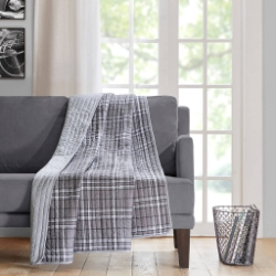 Daryl Printed Microfiber Oversized Quilted Throw
