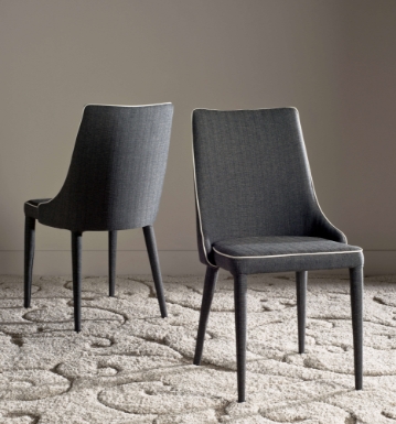 Safavieh Gretchen 19''H Leather Side Chair (Set of 2)