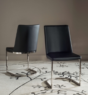 Safavieh Ilya 18''H Leather Side Chair (Set of 2)