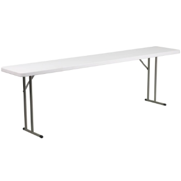 18x96 White Fold Train Table