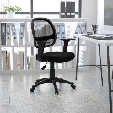 Black Mid-Back Task Chair
