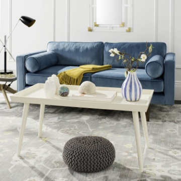 Myrtis Coffee Table With Tray Top