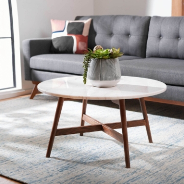 Praire Round Marble Coffee Table